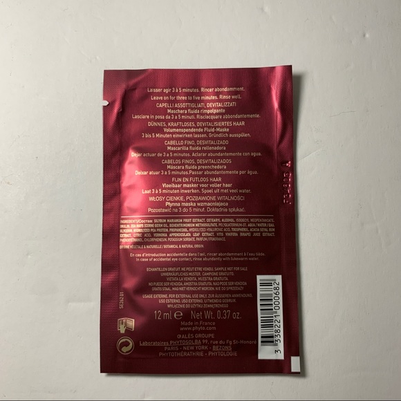 60x 12 ml PHYTO PHYTODENSIA Fluid Plumping Mask - Picture 6 of 12